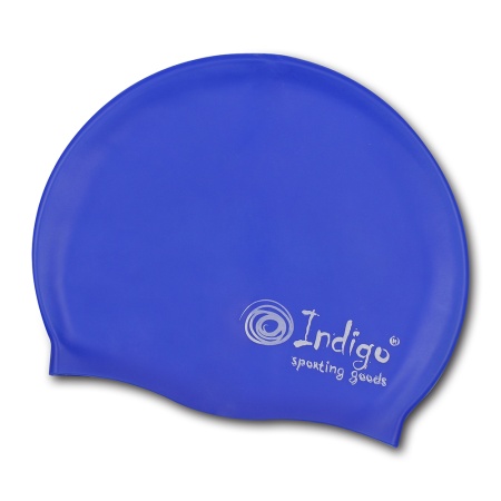 Купить Шапочка для плавания силиконовая Indigo однотонная  в Яровом 