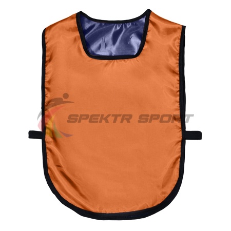 Купить Манишка футбольная двусторонняя универсальная Spektr Sport оранжево-синяя в Яровом 